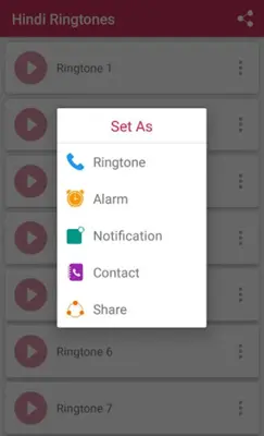 Hindi Ringtones android App screenshot 2